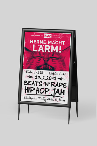 Kundenstopper, Poster-Konzept, 2019