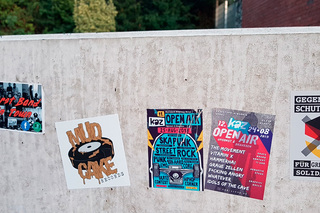 Aufkleber vom Open Air 2018 und 2019