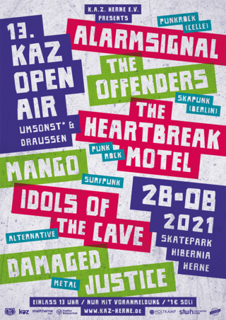 KAZ Open Air, Posterdesign, 2021
