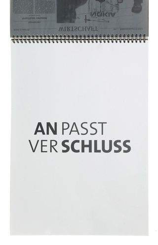 168 Stunden in einer Headline –  Typografische Wochenschau, 2008