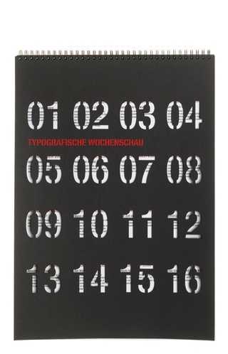 168 Stunden in einer Headline –  Typografische Wochenschau, 2008