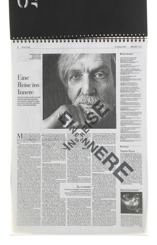 168 Stunden in einer Headline –  Typografische Wochenschau, 2008