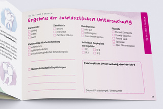 Zahnärztlicher Prophylaxe-Pass – Für Kinder von 7 bis 12 Jahren